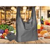 Masirs Reusable Grocery Bag (6-PACK | GREY) - Reusable Ripstop