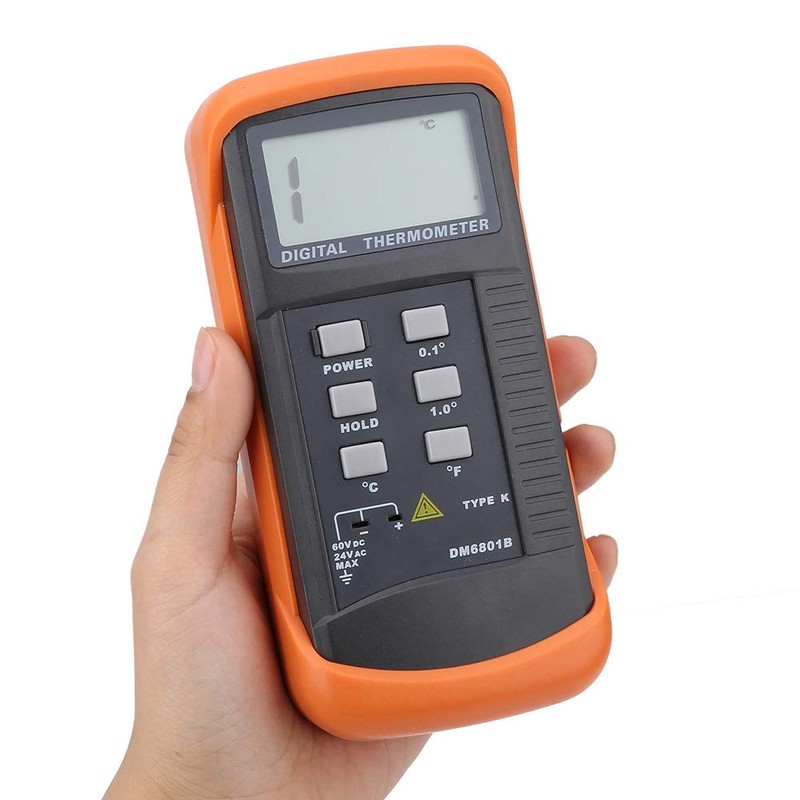 Temperature Meter Akozon Digital Thermometer Single Channel K Type Digital
