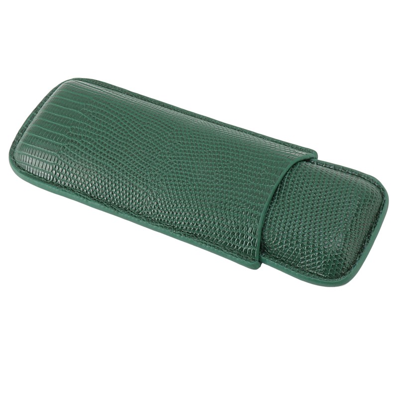 Cigar Case Fashion Elegant Portable Sturdy Crocodilian Skin Texture Faux