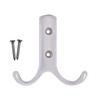 EAI Designer Twin Robe Hook - Chrome Plated - Pack
