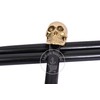 Safa Black Wooden Skull Stick Vintage Gift for Men
