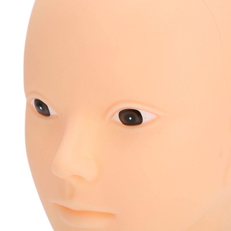 Mannequin Head Makeup Training Practice Wig Hat Display Bald Mannequin
