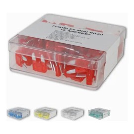 Caja De Fusibles Tipo Clavija Automotriz 12 Vcc 100 Pz Ch F1                                                                                          