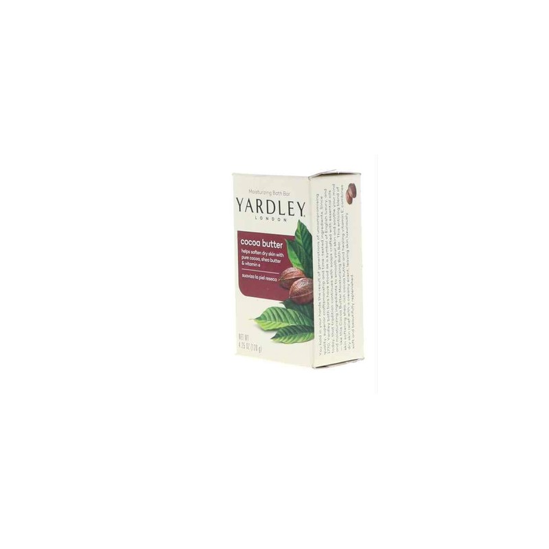 NEW Yardley London Soaps Perfume 4.0 oz Cocoa Butter Naturally