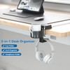 KDD 3 in 1 Headphone Hanger with Cup Holder -