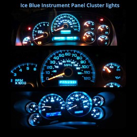 WLJH Super Bright 74 2721 286 T5 Led Bulb Light with Pc74 Twist Lock Sockets for Automotive Dash Instrument Cluster Warning Indicator Dashboard Bulbs Ice Blue,Pack of 6