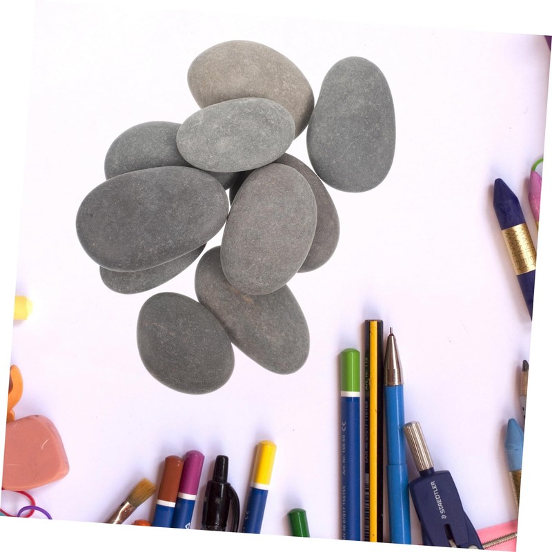 10Pcs DIY Painting Stones for Kids - Creative Flat Rocks