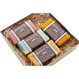 BOGUE Goat Milk Soap-N°12 Chefs Blend N°18 Surf Rider N°19 Yoga Blend & N°28 Trailblazer-BESPOKE 4xBar Giftset Box