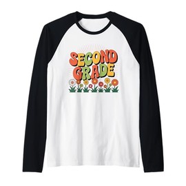 2nd Grade Back To School Teacher Kids Second Grade Team Raglan Baseball Tee