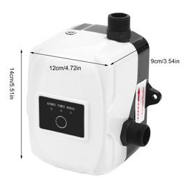 24V Pressure Booster Pump,Mini Booster Pump,Automatic 150W Portable Boosting Pump,Water Recirculating Pump Max Lift Shower Kitchen Garden
