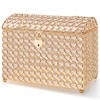 Nitial Crystal Wedding Card Box with Heart Lock 11in Wedding