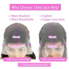 BVLBVL 22 Inch Deep Wave Lace Front Wigs Human Hair Pre Plucked 13x6 HD Transparent Lace Frontal Wigs 200 Density Curly Human Hair Lace Front Wigs with Baby Hair