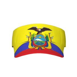 Cute Ecuador Flag Hats Flag Patriotic Sport Sun Visor Hats Adjustable Empty Top Baseball Cap Sun Hat for Women Men