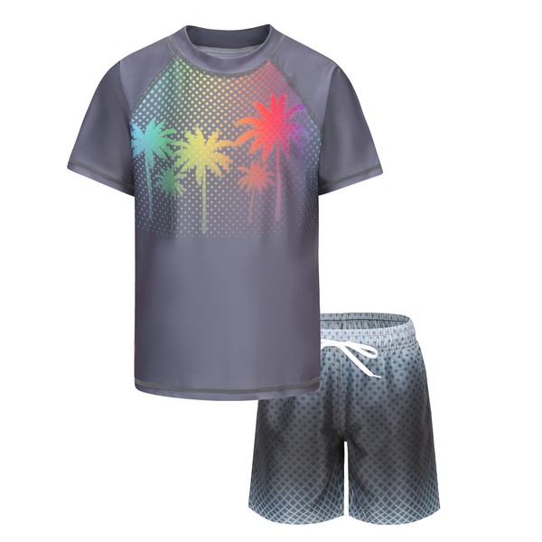 Big Boys Rash Guard Swimsuits Set for Boys 2 Piece