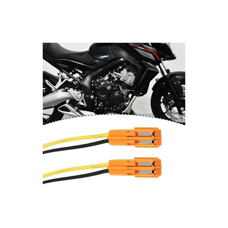 1 Pair 2-Pin Indicator Connector Wiring Harness Adapter Compatible with