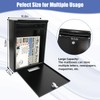 Mailboxes for Outside, Wall Mount Locking Mailbox, Security Mailbox with