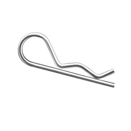 100 Pcs Stainless Steel Cotter Pins, R Clips Split Pins for Automotive, Machinery, Construction,1.2*25 mm