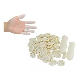 Nicedmm 500 Piezas Desechables Dedales De Látex Blanco - Tatuaje De
