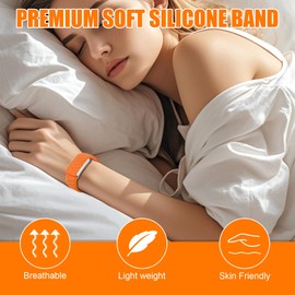 MYAPULUA Silicone Bands Compatible with WHOOP Band 4.0,Soft Silicone Sport Strap for Men/Women,Comfort Durable Waterproof and Sweatproof with U Shaped Replacement Wristbands