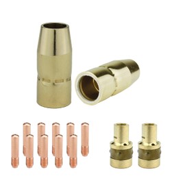 SÜA - MIG Gun Consumables Kit - Compatible with Miller M-10 and M-15, (M-100 and M-150) and Hobart H-10 - Diffuser - Nozzle - Tip: 0.030''