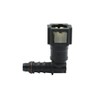 sourcing map Fuel Line Hose Quick Release Plastic Connector 1/4"