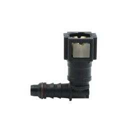 sourcing map Fuel Line Hose Quick Release Plastic Connector 1/4" ID6 for Car