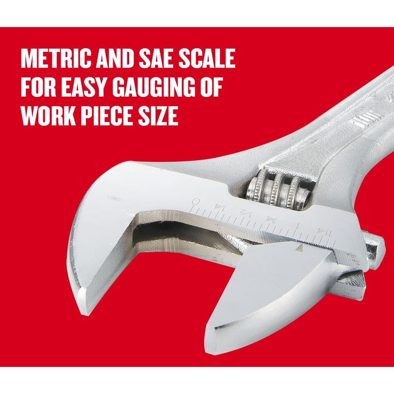 CRAFTSMAN Adjustable Wrench Set, 3-Piece All Steel, Metirc and SAE
