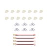 Clearhill 5mm 2Pin 24PCS Press-in Assembly COB LED Strip Connector