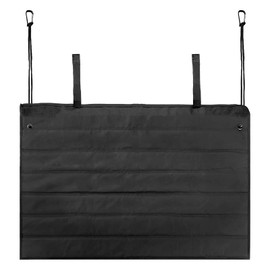 Car Trunk Bumper Guard Mat Rear Bumper Protector 31x 25Inch Universal Foldable SUV Cargo Liner Floor Mat Liner Floor Mat Prevent Scratches, Black