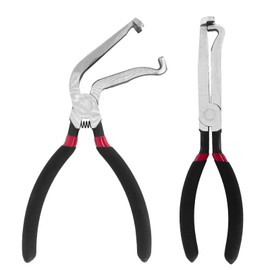 Electrical Disconnect Pliers, Automotive Hose Clip Removal Tool with Dual Design for Fuel Line Connectors and Sensor Plugs 2pcs Set