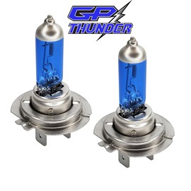 GP Thunder H7 PX26D 100W Xenon White with Quartz Glass Light Bulbs for Headlamp/High Beam/Low Beam/Fog Light / GP75K-H7