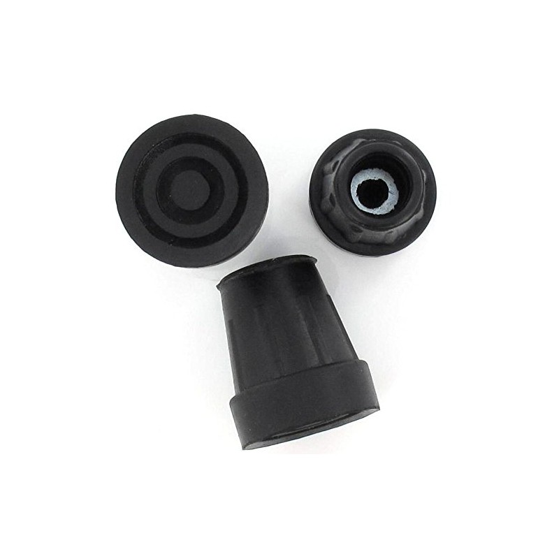Qty: 4x 18/19mm 3/4" Rubber Ferrules For Walking Sticks -