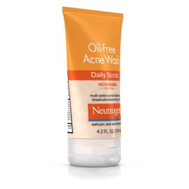 Neutrogena Acne Wash Daily Scrub 4.2 Ounce (124ml) (Pack of 6)