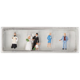Preiser 10058 Wedding Participants Catholic Package(6) HO Model Figure