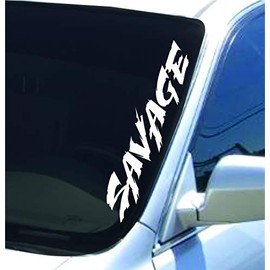 Large Savage Version DD101 Lowrider Car Truck Window Windshield Lettering Decal Sticker Decals Stickers Drift Dub Lowered JDM Fresh Detailed Stance Fitment 4x4
