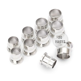 Stretch It - Ear Stretching Kit, Surgical Steel Pro Ear Gauge Stretching Kit Past 10mm, Professional Tunnels, Hypoallergenic, Pain-Free for Beginners, Gradual Increments (2 x 10.5mm - 15mm) (20pc)