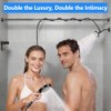 Dual Shower Head with Handheld for Couples: High Pressure Double