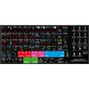 Apple Logic PRO X Keyboard Stickers ON Black Background for