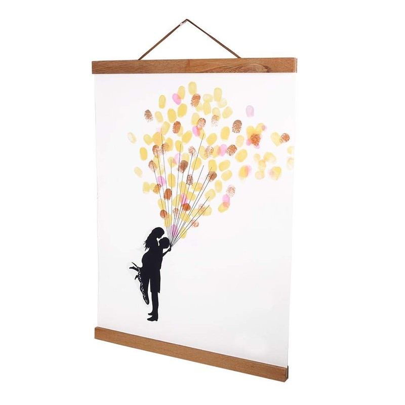 Broco Wooden Photo Frame Modern Magnetic DIY Custom Poster Scroll