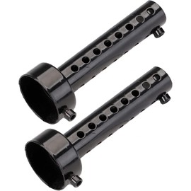 Motorcycle Muffler, Inner Silencer, Inner Baffle, Fan Cover, Tube, Flare, Dummy Duct, Universal Width: 1.4 / 1.9 / 2.4 inches (35/48/60 mm), Set of 2, Volume Control Included 1.9 inches (48 mm)