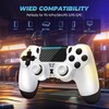 Effdrdfs Wireless Controller, Upgraded Controller Wireless for PS-4/Slim/PC, Bluetooth Gamepad