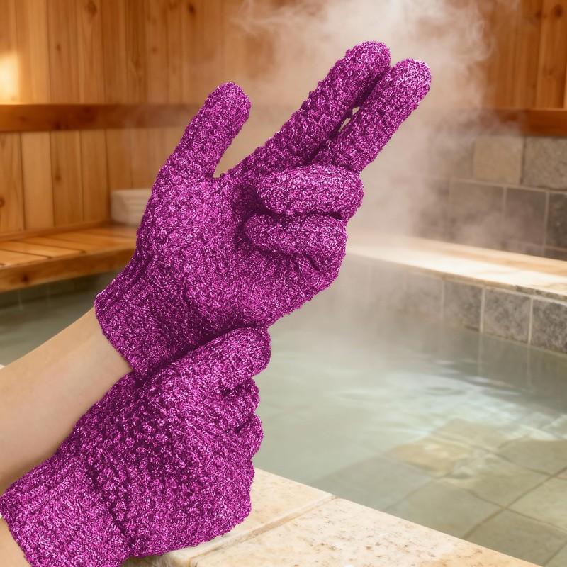 Guantes Exfoliantes Evridwear para una Piel Suave y Fresca en
