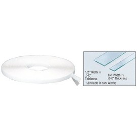 CRL 1/2" x .040" Transparent Acrylic Very Hi-Bond Adhesive Tape - 7 ft