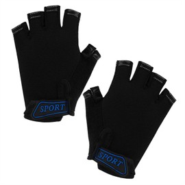 Girls Boys Half Finger Cycling Gloves Sport GYM Gloves Racing Mitts Non-slip Gel Breathable Short Finger Summer Gloves Mountain Road Bike Riding Bicycle Running Gloves