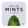 Simply Gum - Mints - Peppermint - Case Of 6