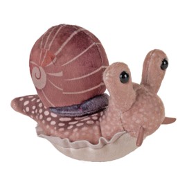Wild Republic Pocketkins-Eco Snail, Stuffed Animal, 5 inch, Plush Toy, Ecofriendly