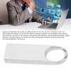 Flash Drive Mini Waterproof Electroplating Process Zinc Alloy USB Drive