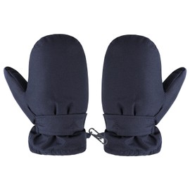 QKURT 1 Pair Kids Winter Gloves, Children Windproof Gloves with Fleece Lining Cold Weather Gloves Waterproof Snow Gloves Ski Toddler Gloves for Boys Girls