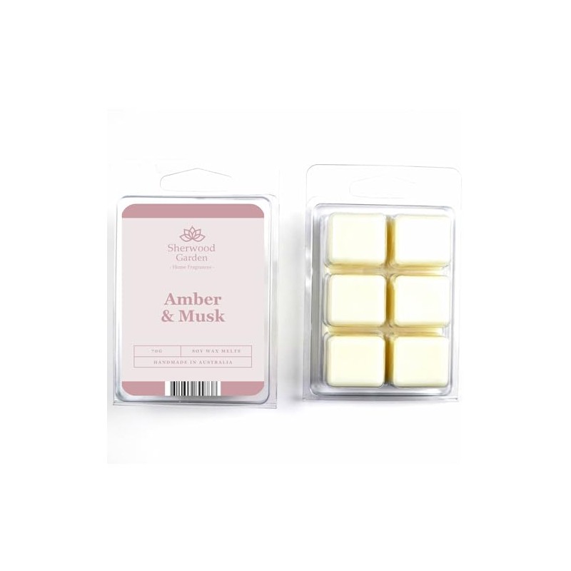 Sherwood Garden Home Fragrances Amber and Musk Soy Wax Melts
