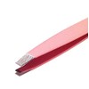 Pink Coated TopInox Slanted Tweezers. Made by Niegeloh in Solingen,